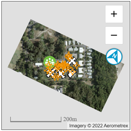 Site plan before setting focal point and zoom